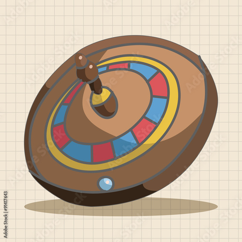 casino roulette theme elements