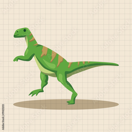 Fototapeta Naklejka Na Ścianę i Meble -  dinosaur theme elements vector,eps