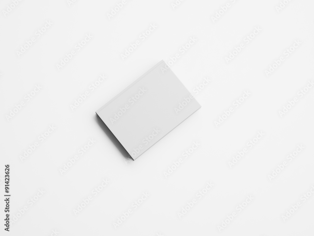 Mockup of blank small white book. 3d rendering Mockup of blank small white book. 3d rendering