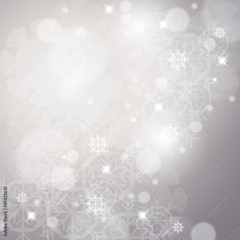 Naklejka premium Christmas Background - Vector Illustration, Graphic Design