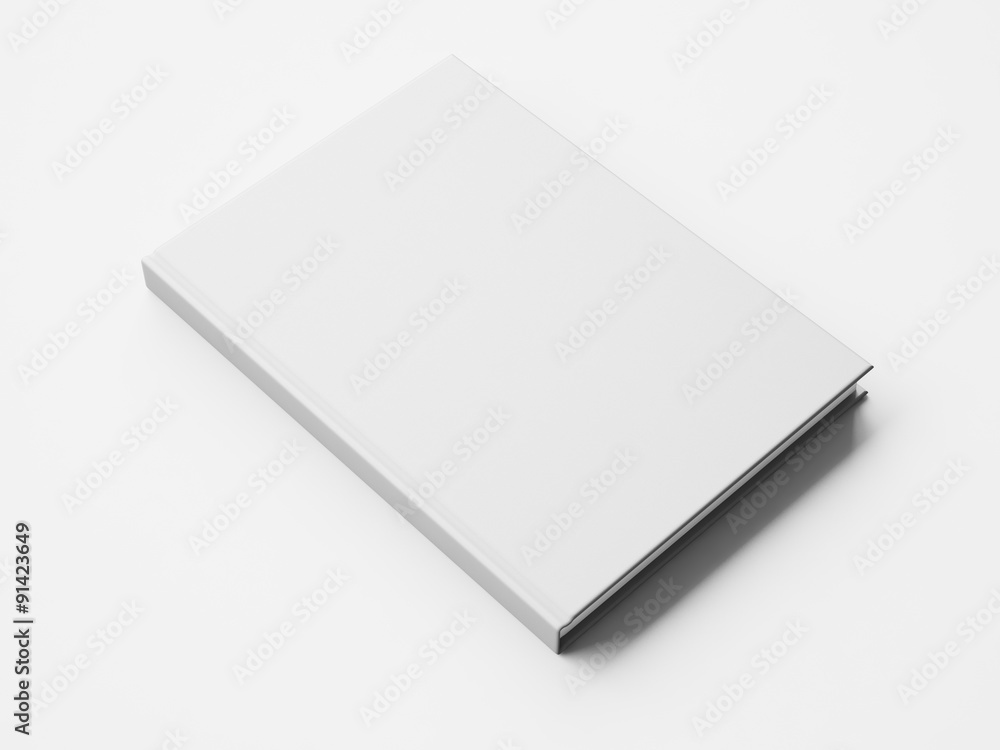Mockup of blank big white book. 3d rendering Mockup of blank big white book. 3d rendering