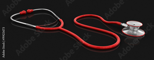 Stethoscope. Image with clipping path