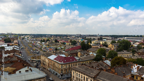 Aerial view of Lviv, Ukraine © O.Farion