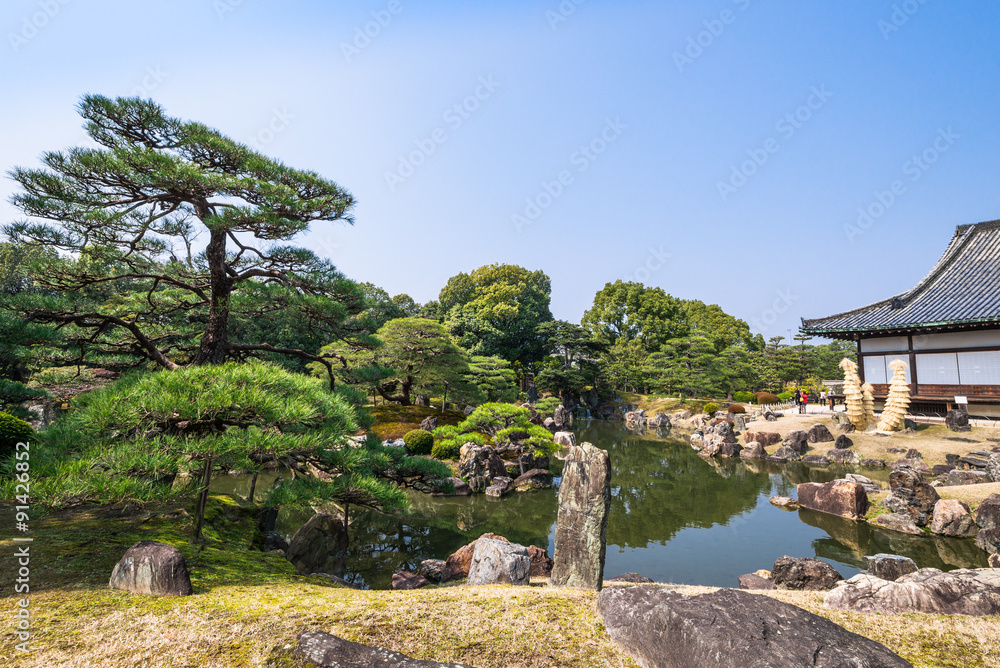 京都　世界遺産　二条城　二の丸庭園