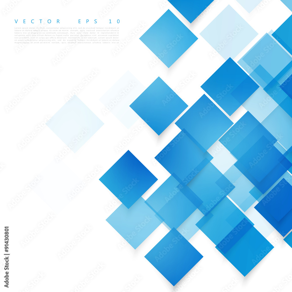 Vector blue squares. Abstract background. Vector blue squares. Abstract background.