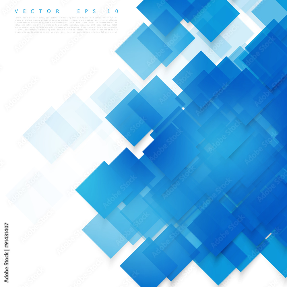 Vector blue squares. Abstract background. Vector blue squares. Abstract background.