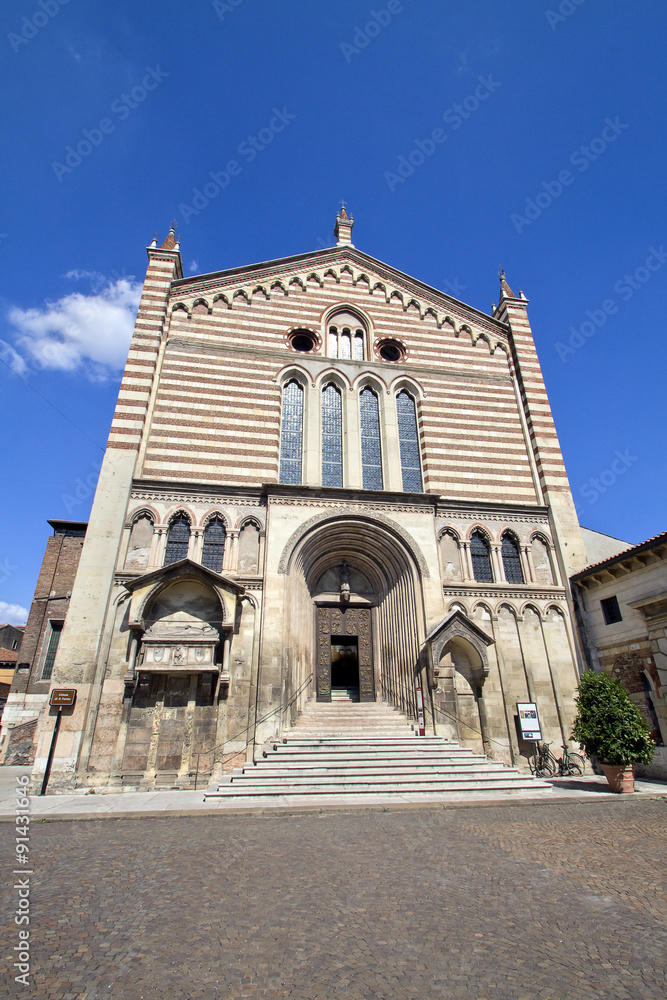 Verona Church of Saint Fermo Veneto Italy Verona Church of Saint Fermo Veneto Italy