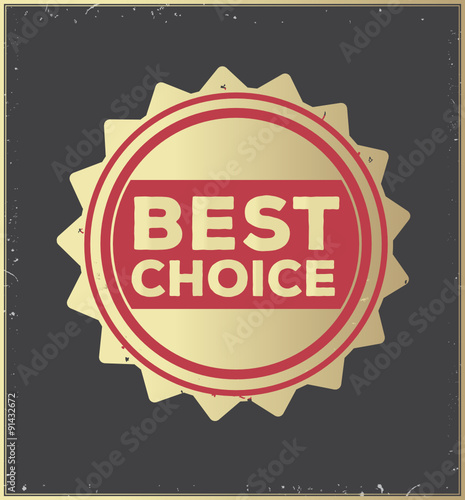 best choice badge