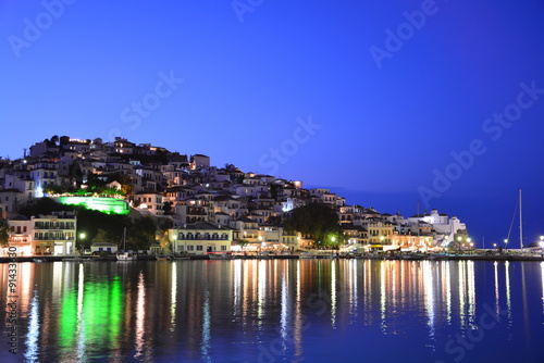 Evening view of Skopelos