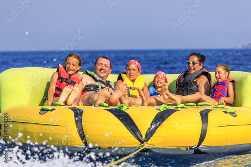 Family ride on the sea © Vladislav Gajic