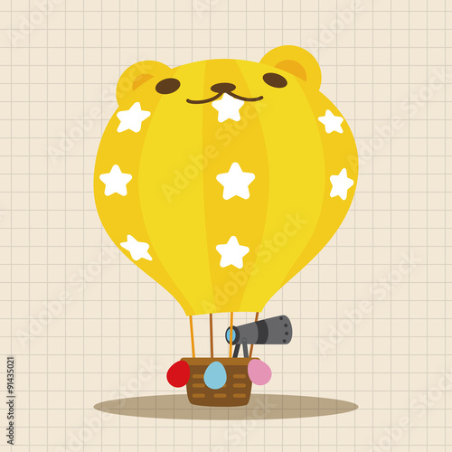 Amusement park facilities theme elements