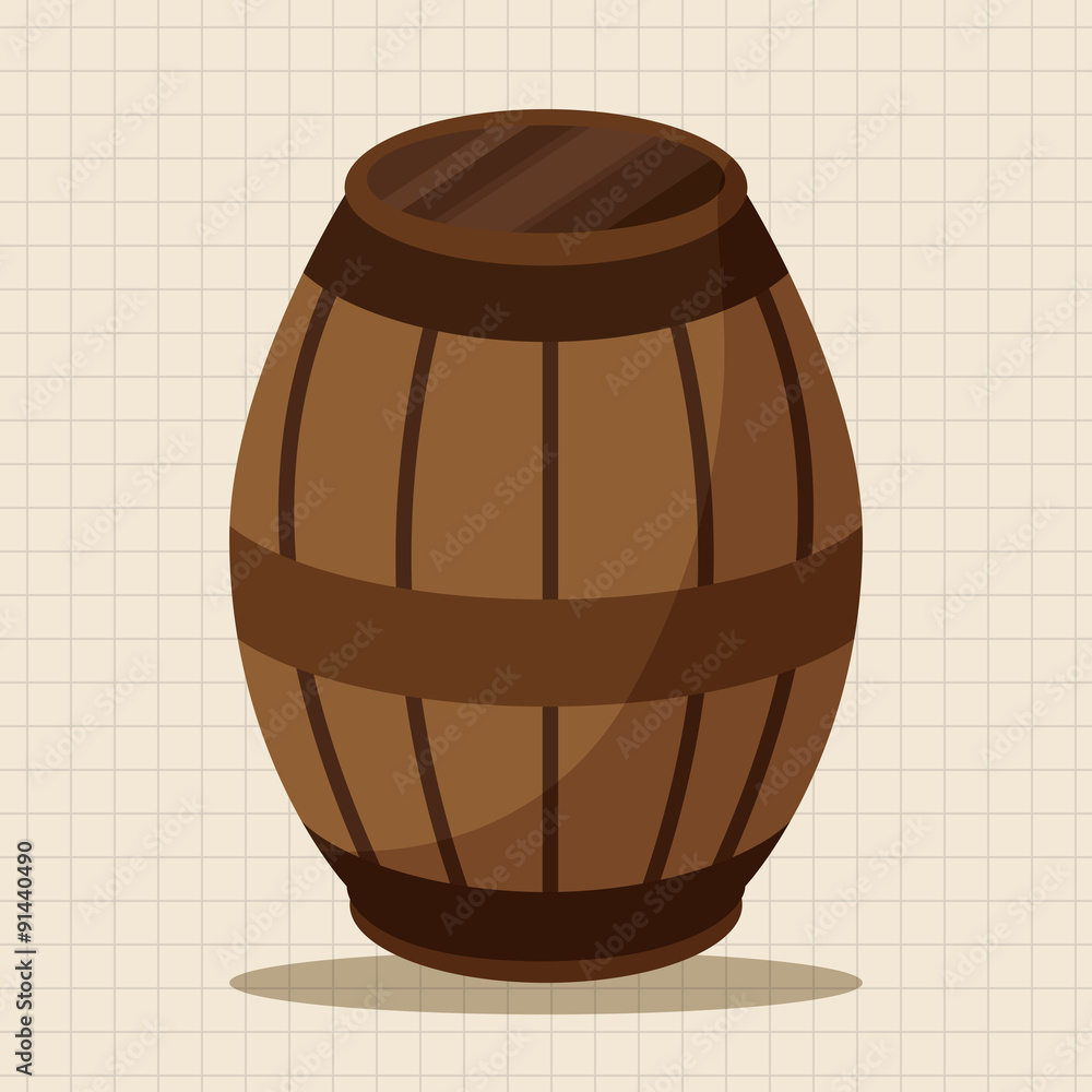 pirate casks theme elements