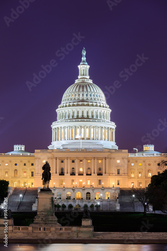 The United States Capitol building in Washington DC