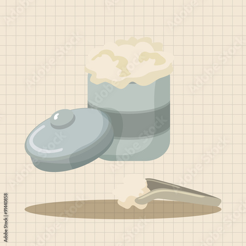 Medical cotton theme elements