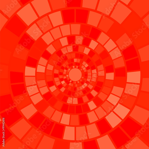 Red Mosaic Background