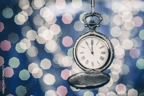 New Year's at midnight