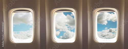 airplane windows © Success Media
