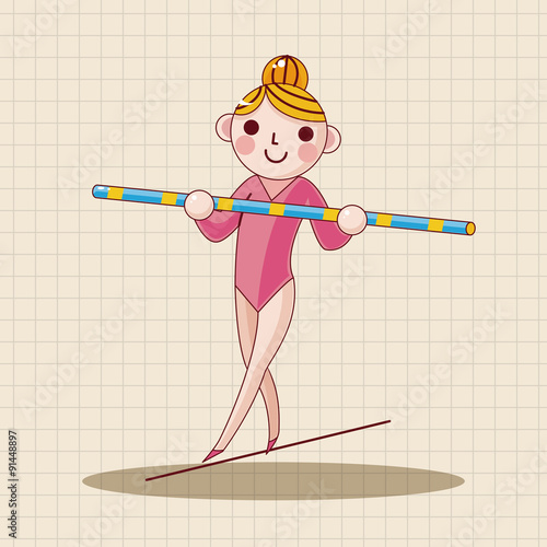 circus juggler theme elements vector,eps