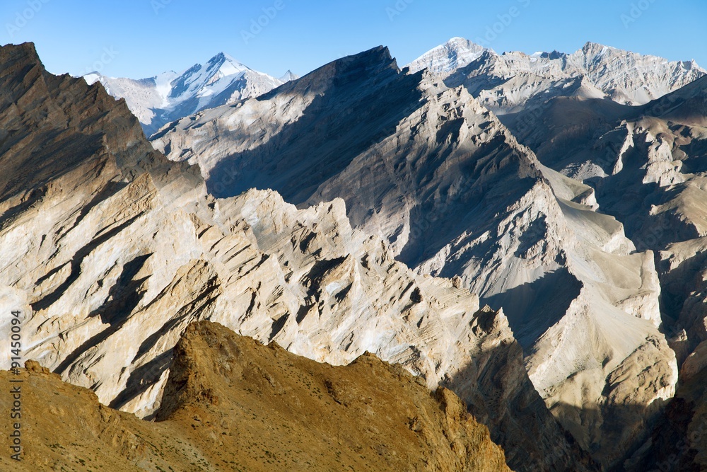 Mountain view from Zanskar trek, Ladakh