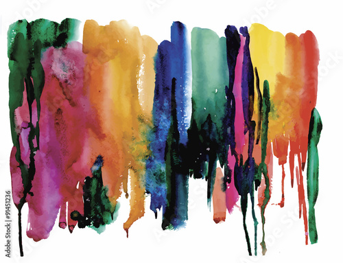 Colorful watercolor abstract background