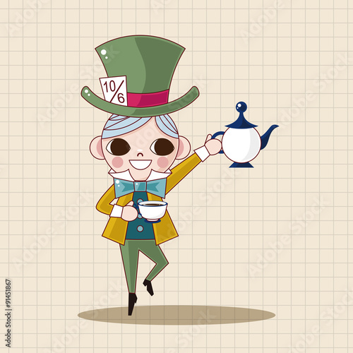 alice in wonderland theme elements