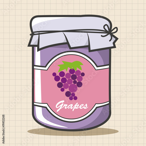 grape jam theme elements vector,eps
