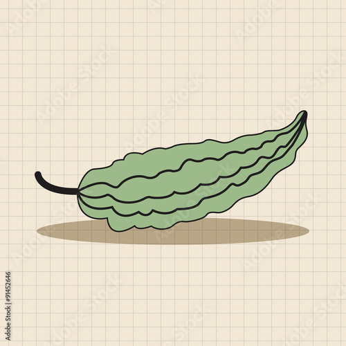 vegetable theme bitter elements vector,eps