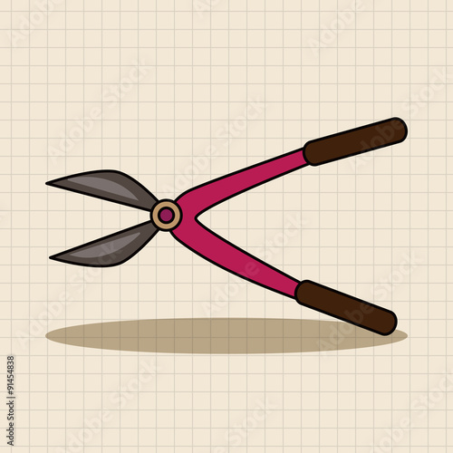 garden shears theme elements