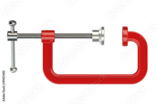 Papier peint Red Clamp