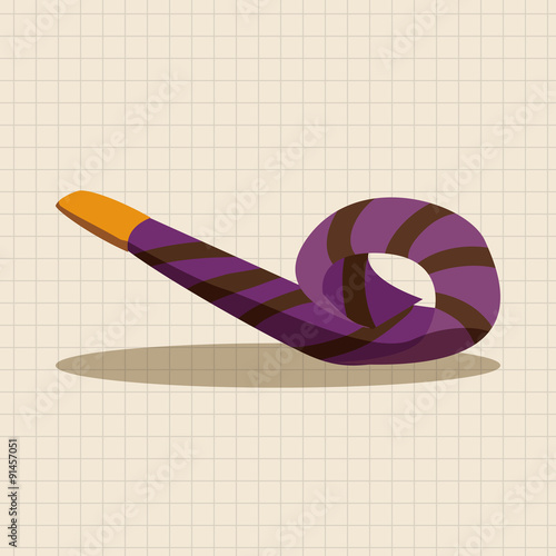 party horn theme elements vector,eps