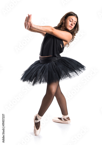Young ballet dancer with tutu