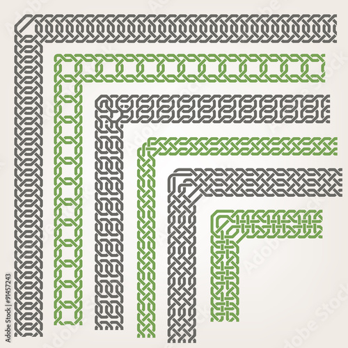 Decorative seamless border