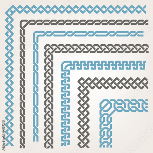 Decorative seamless border