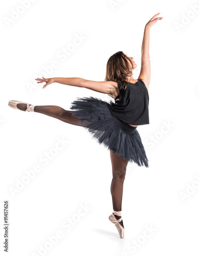 Beautiful girl ballerina dancer