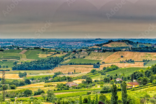 Countryside of Romagna in Italy