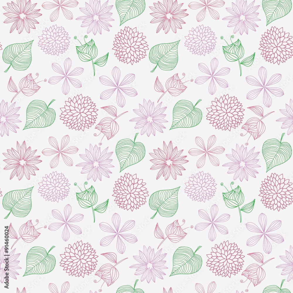 Spring Seamless Pattern Spring Seamless Pattern