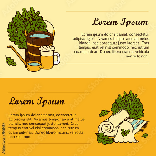 Relaxation, health care or treatment vector concept with