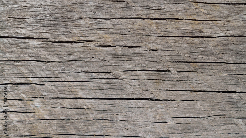 Worn and Weathered Horizontal Grained Wood Background Worn and Weathered Horizontal Grained Wood Background