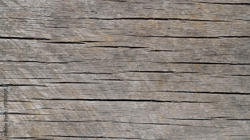 Worn and Weathered Horizontal Grained Wood Background