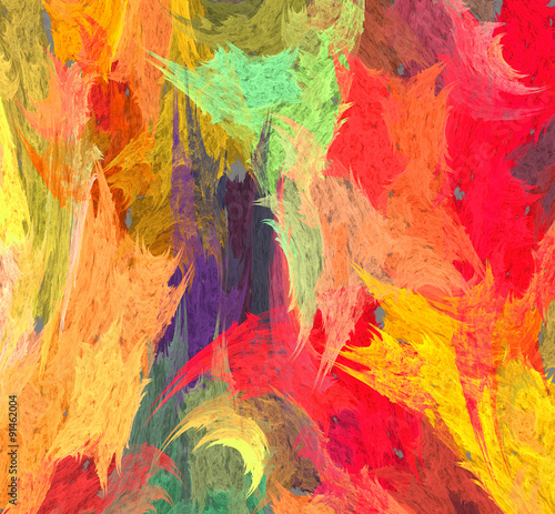 Abstract fractal color background