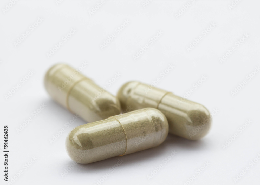 Herbal medicine in the capsule Herbal medicine in the capsule