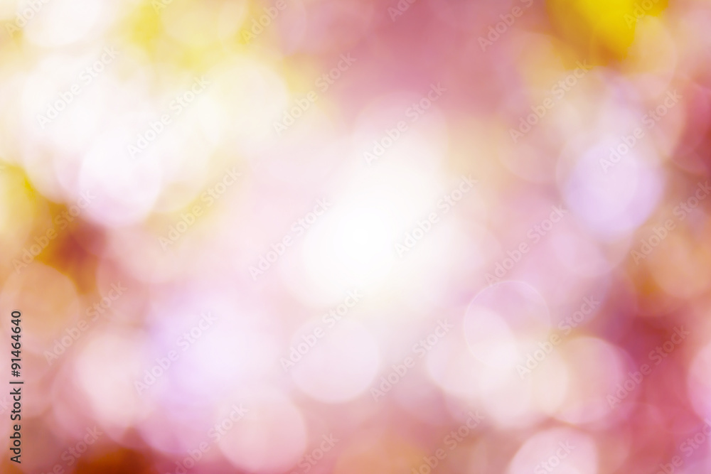 Abstract blur with bokhe of light through the trees Mood of loneliness Abstract blur with bokhe of light through the trees Mood of loneliness