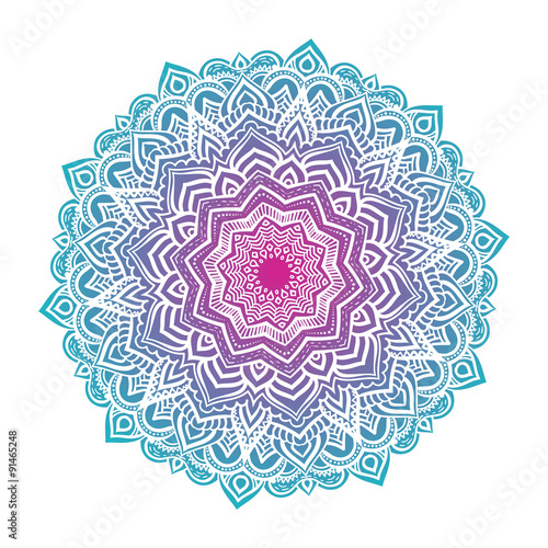 Fototapeta Naklejka Na Ścianę i Meble -  Vector mandala ornament