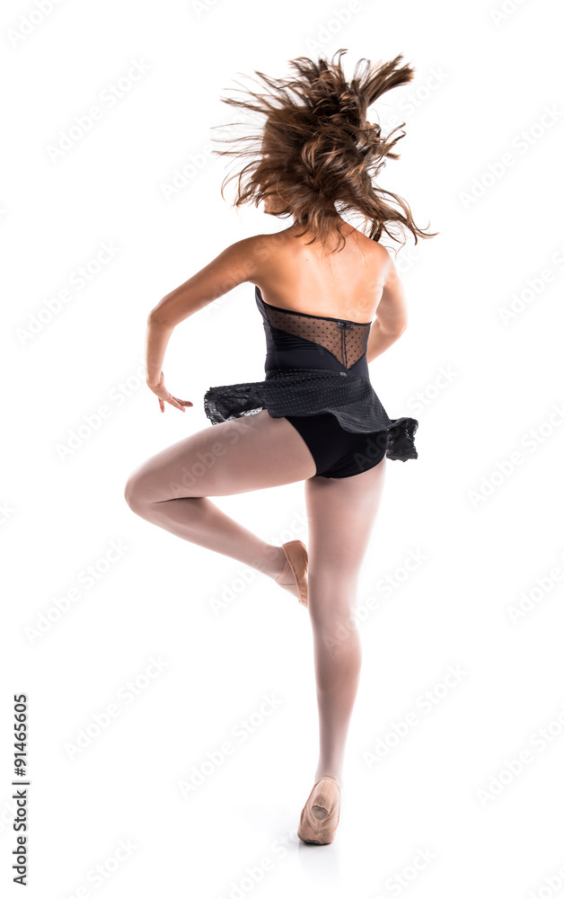Fototapeta premium Woman dancing ballet
