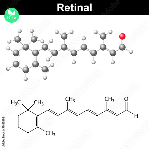 Retinal structural chemical formula