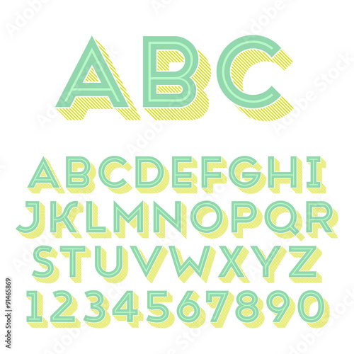 Handmade sans-serif font