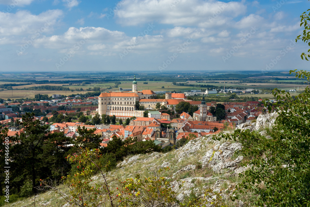 Mikulov town, South Moravia, Czech Republic
