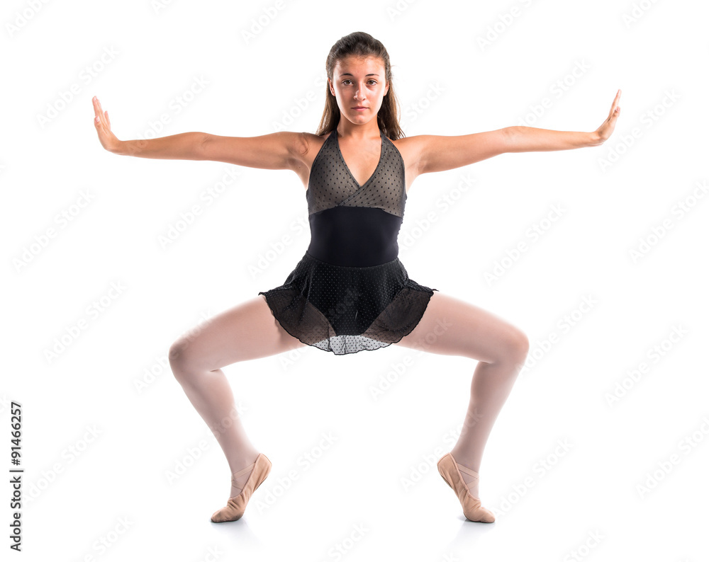 Woman dancing ballet Woman dancing ballet
