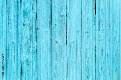 Blue old wood plank texture
