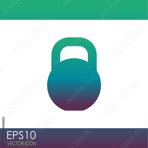 Weight vector icon.